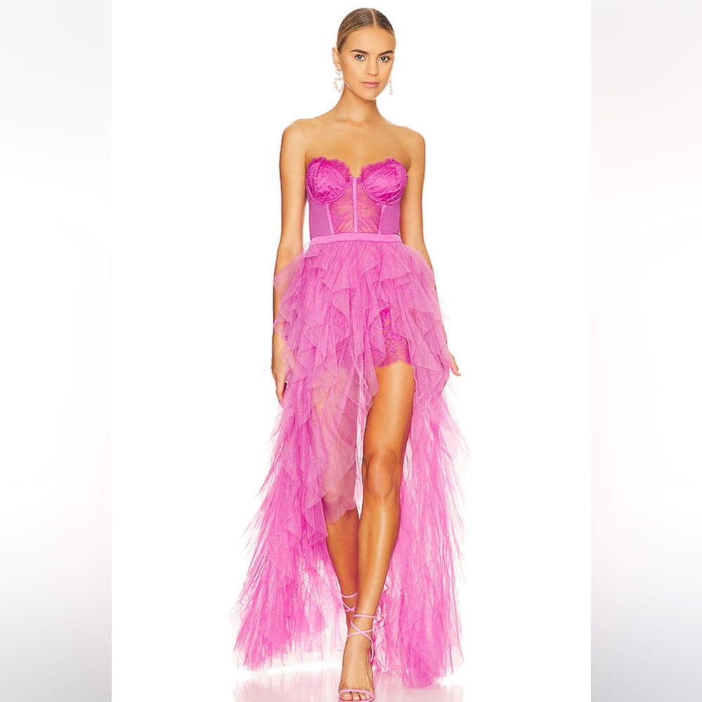 Bustier Gown in Pink
For Love & Lemons